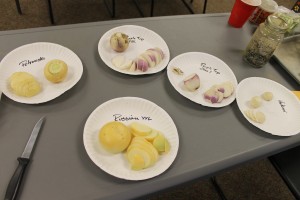 Several varieties of turnips were available for tasting at two local events.