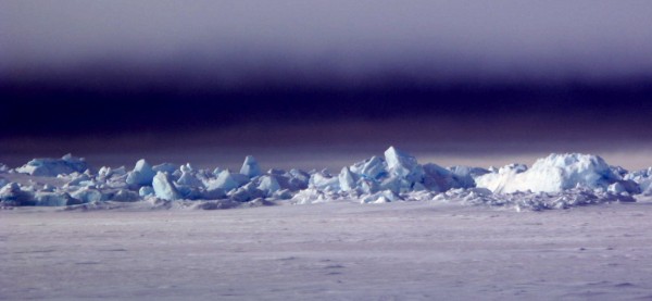 Photo by Ned Rozell. Sea ice north of Barrow. 
