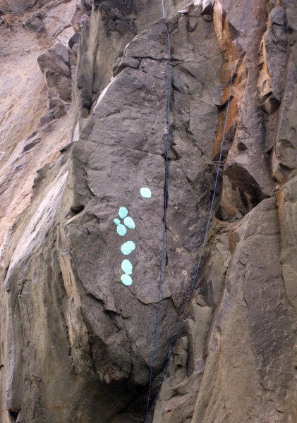 Photo by Pat Druckenmiller. Making molds of Jurassic-era dinosaur footprints discovered in Southwest Alaska.
