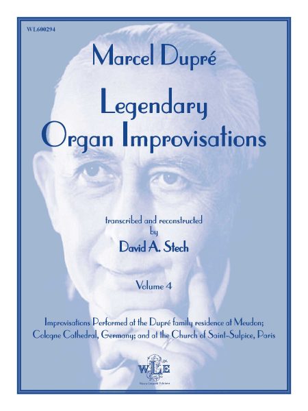 Image courtesy of Wayne Leupold Editions.  This is the cover of volume four in a seven-volume set of Marcel Dupre's music transcribed by UAF Professor Emeritus David Stech. Another three volumes will be published early in 2017.