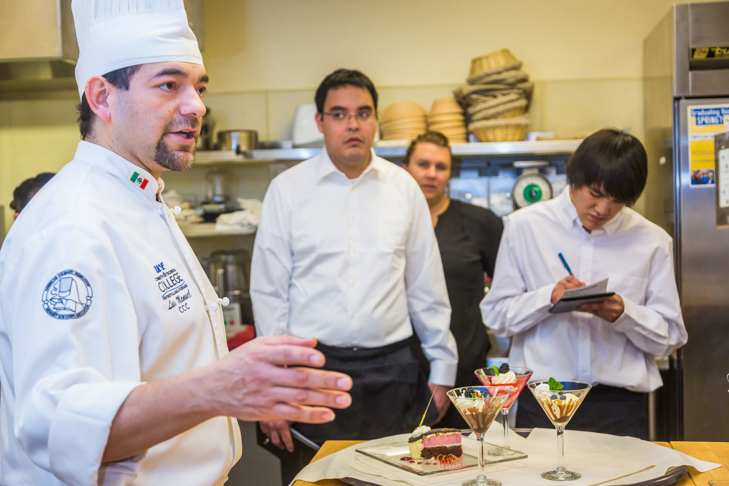 What is the curriculum for a culinary student?